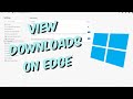 How To Turn On And Show Downloads Menu When a Download Starts in Microsoft Edge [Tutorial]