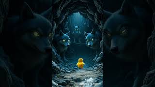Cute Duckle Gets Lost Into The Wolfs Cave