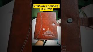 First Day Of Joining In Cpwd Ssc Je