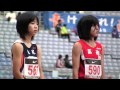 Track and field W'100m Final Jr.Olympics陸上2010-1023