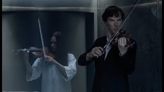 Sherlock plays the violin for the Eurus (Sherlok 4: The final problem)