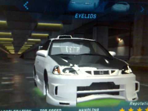 Civic tuning from NFSU1 without vinyls hope u guys like it 