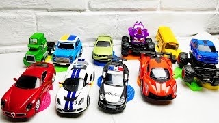Learn Numbers & Colors for Children with Car Toys / Colours and Numbers Videos Collection for Kids