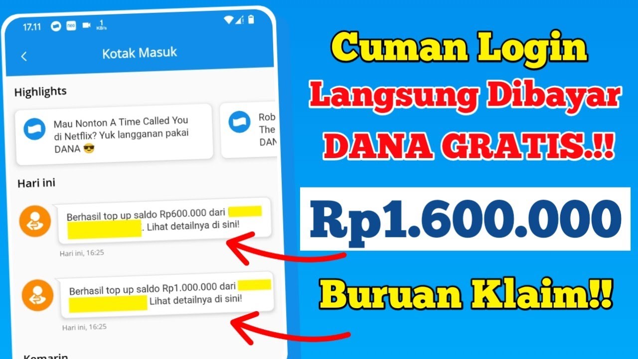 Buruan Klaim!! Cara Mendapatkan Saldo DANA Gratis 2023 | Buruan Klaim!! Cara Mendapatkan Saldo DANA Gratis 2023 |