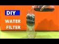 DIY WATER FILTER | WATER FILTER EXPERIMENT | HOW TO FILTER DIRTY WATER | Science Project
