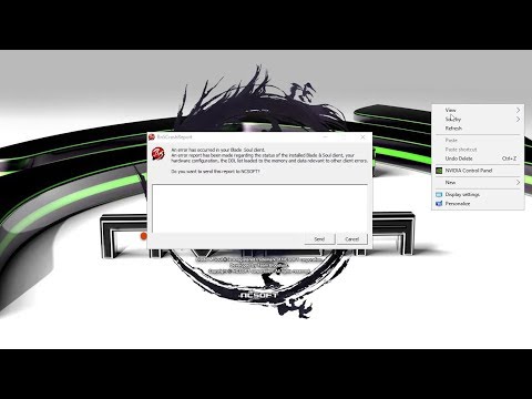 Fix lỗi CrashReport Blade & Soul Server Thái || Patch Tiếng anh 1012