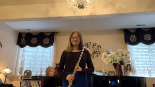 Ruby Taylor Performs Rigaudon On Flute.