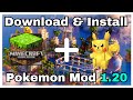 How To Download & Install The Pokemon Mod Minecraft 1.20 PE