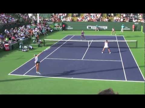 Goerges/Lisicki vs Hlavackova/Hradecka [3] - 2012 BNP Paribas Open