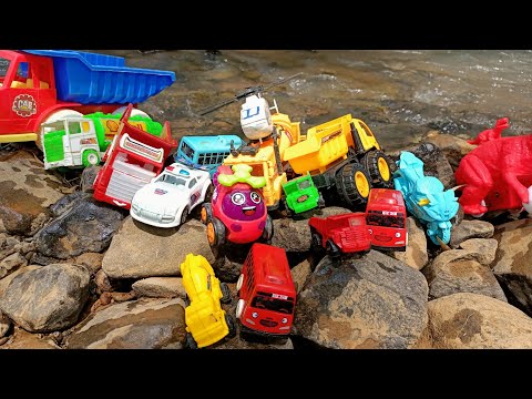 BERMAIN DAN MENCARI MOBIL MAINAN TRUK PASIR TRUK TAMBANG TRUK MOLEN TRUK BOX SEDAN BUSTAYO