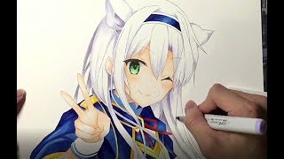 Drawing Sistine Fibel (???? ???) from Rokudenashi Majutsu Koushi to Akashic Records (??????????????)