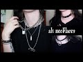 ☠ my alternative/goth/chain necklace collection ☠