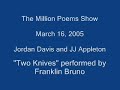 Franklin Bruno sings "Two Knives" on The Million Poems Show