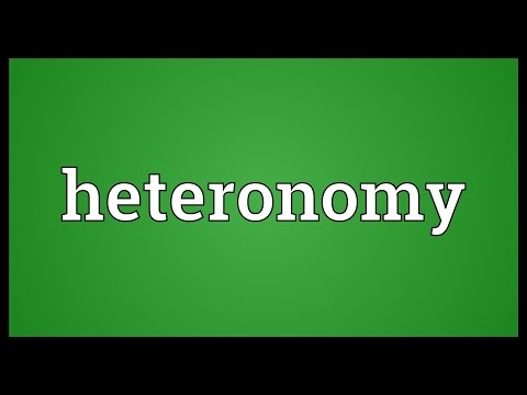 Header of heteronomy
