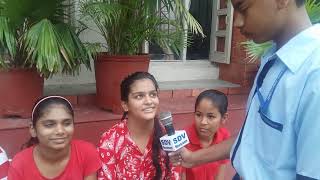 Interview of Girls of Class IX who won Inter Class Basketball Match,July 2018