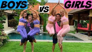 BOYS VS GIRLS EXTREME YOGA CHALLENGE! | The Rybka Twins
