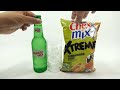 Chex Mix Xtreme Habanero Lime Snack & Bubble Up Soda