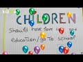 Watching video Montagem Vídeo Kizoa: Children's Rights - 7.ºA