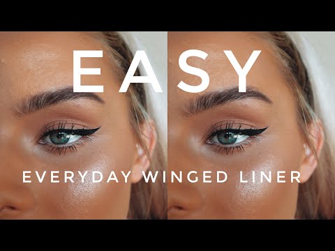 EASY Everyday Winged Liner for BEGINNERS - YouTube