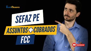 Sefaz Pe Untos Mais Cobrados Pela Fcc Para Auditor Fiscal