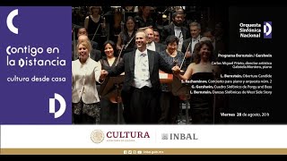 Concierto Bernstein, Rachmaninov, Gershwin / Orquesta Sinfónica Nacional / INBAL / México