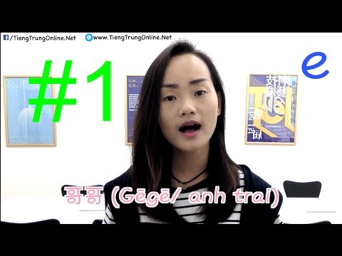 Phần 1: Phát âm cơ bản tiếng Trung: a, e, o, I, u, ü