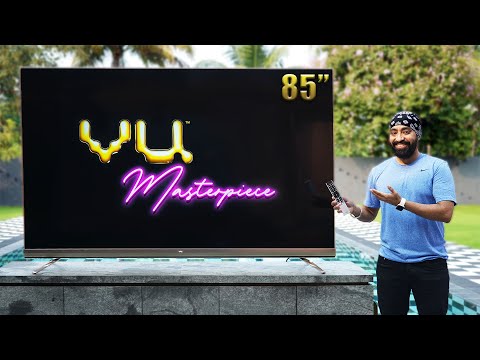 Vu Masterpiece TV | 85 inch QLED TV | Hands on and Overview | Upgrade to WINDOWS 10 🔥