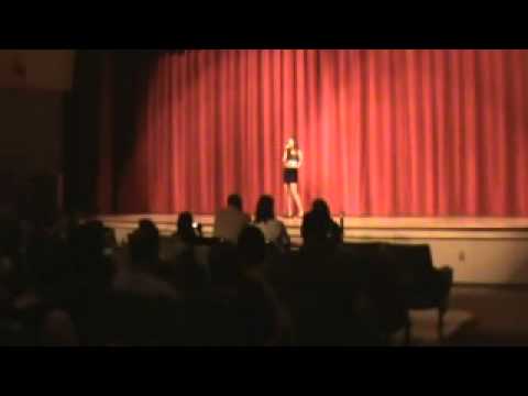 Charlene Sanchez Sings Hero at Hialeah Gardens High School Talent Show