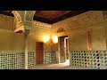 Arabesque, Nasrid Palaces, Alhambra, Granada, Andalusia, Spain, Europe