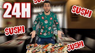 ?? MANGIO PER 24 ORE SOLO SUSHI! ?