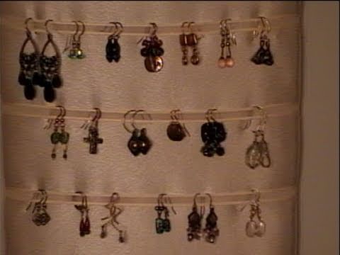 Craft Ideas Sell on How To Make An Earring Organizer Great Gift Idea