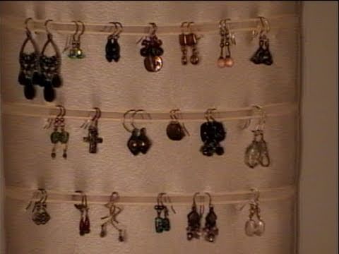 Craft Ideas Sell on How To Make An Earring Organizer   Great Gift Idea