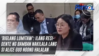 'Biglang lumitaw': Ilang residente ng Bamban nakilala lang si Alice Guo noong halalan | TV Patrol