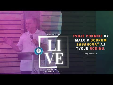 Povolaný odovzdávať Božie našim deťom - Jozef Brenkus st. I Nové stvorenie 6. I Bohoslužba 14.8.2022