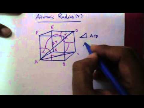 atomic packing fraction of bcc