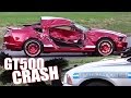 Shelby GT500 crashes into Brand New Truck