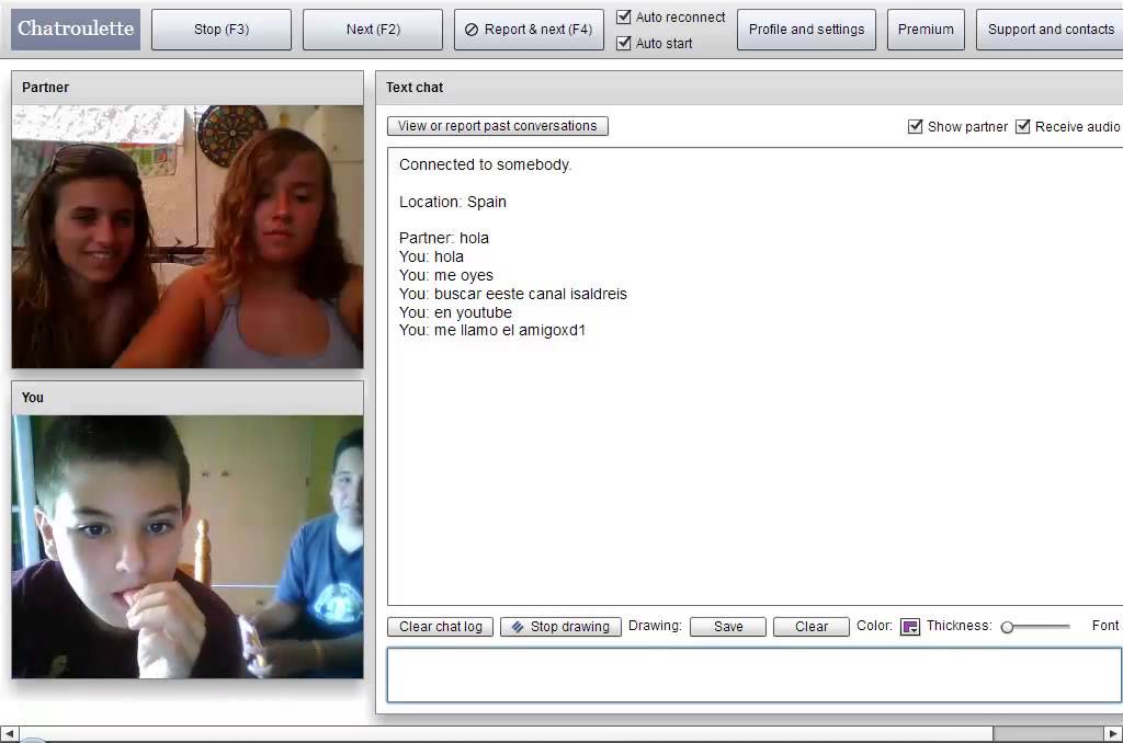 Chatroulette cumming italian chick part photo