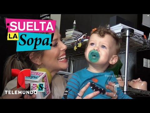 Suelta La Sopa | Maritza Rodrรญguez y sus gemelos posan para una revista | Entretenimiento