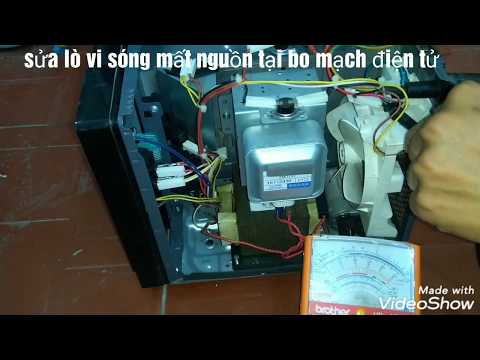 Sửa lò vi sóng mất nguồn tại bo mạch điện tử tại nhà