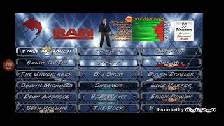 Wr3D 13 Wwe Roster