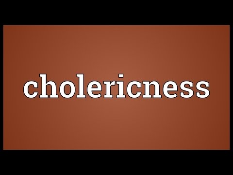 Header of cholericness