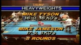 Mike Tyson Vs Mike Jameson - Full Fight - 1-24-1986