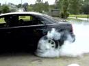 Cadillac STS Burnout