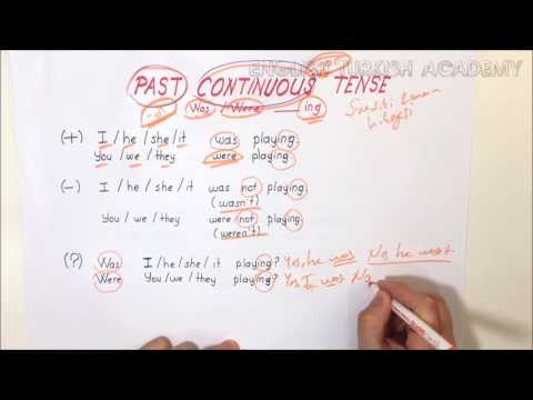 Past Continuous Tense
