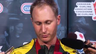 Gold Medal Media Scrum - 2013 Tim Hortons Brier