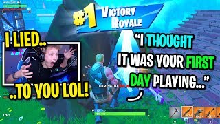 I Pretended To Be The Biggest Fake Noob And Carried Kids To A Win On Fortnite I Pretended To Be The Biggest Fake Noob And Carried Kids To A Win On Fortnite