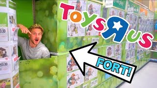 HIDDEN FORT IN TOYS R US!