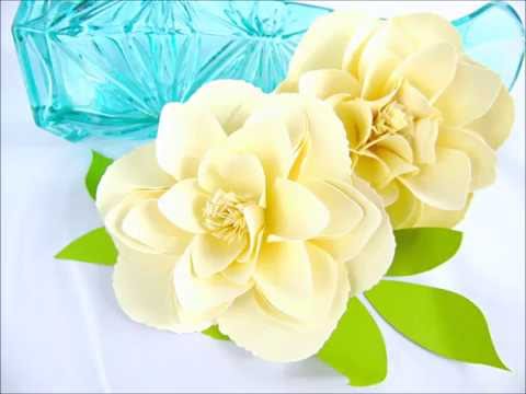 Butterfly Garden Set of Paper Flower Templates Butterfly Garden Set of Paper Flower Templates
