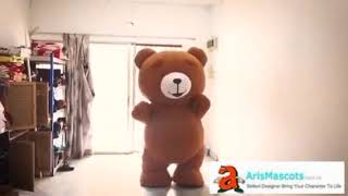 adults inflatable Teddy Bear mascot costume for party cute mascot costumes for sale