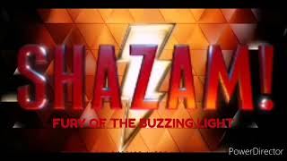 Shazam Fury Of The Buzzing Light Movie Trailer Logos